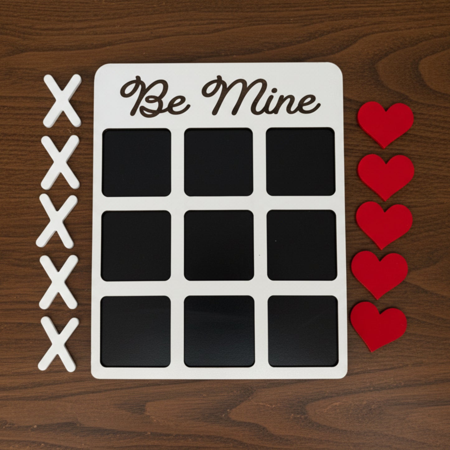 Personalized Tic Tac Toe Valentine Game Board