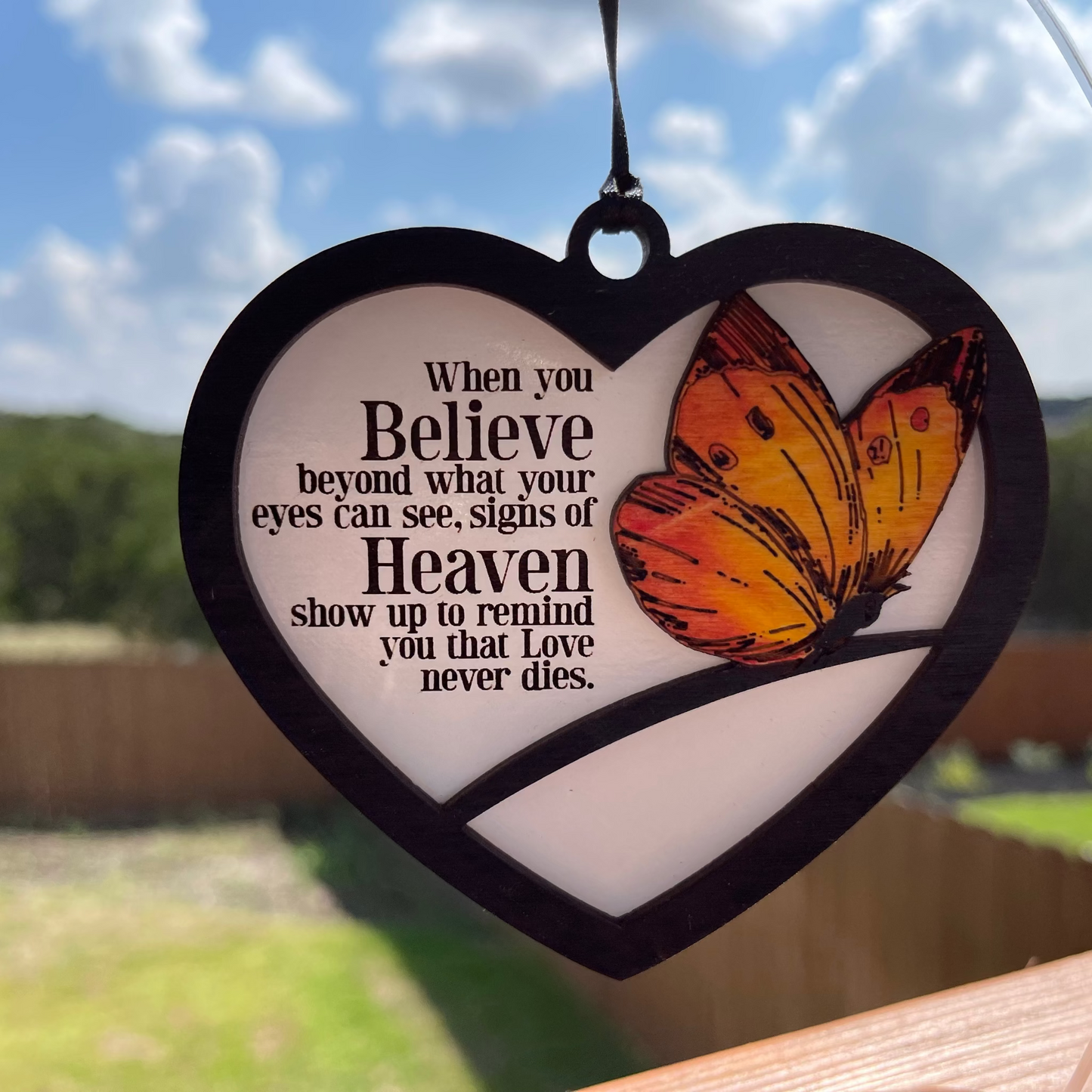 Butterfly Memorial Ornament