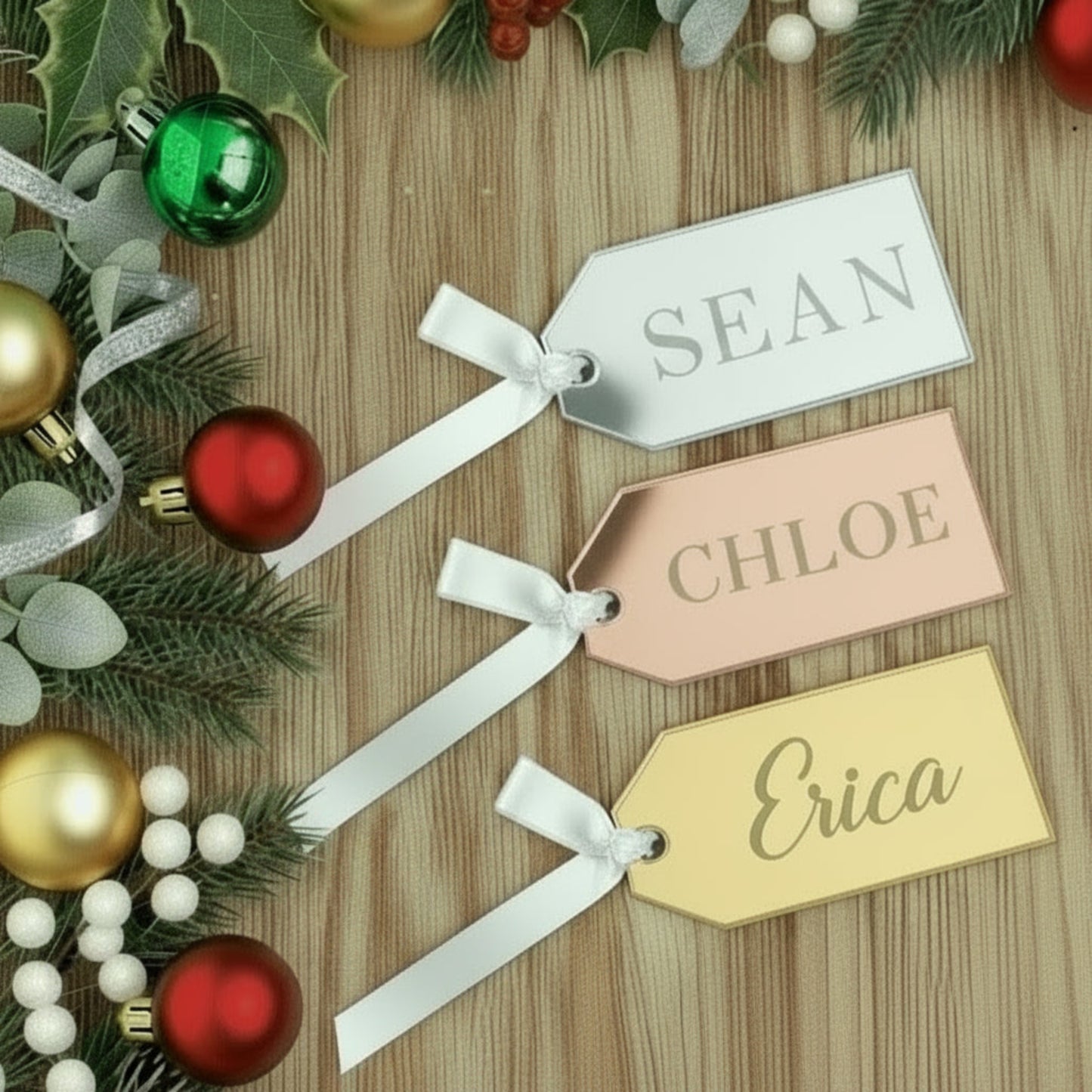 Stocking Name Tags - Acrylic