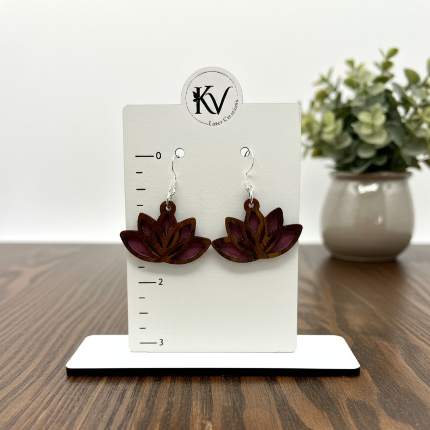 Lotus Flower Earrings