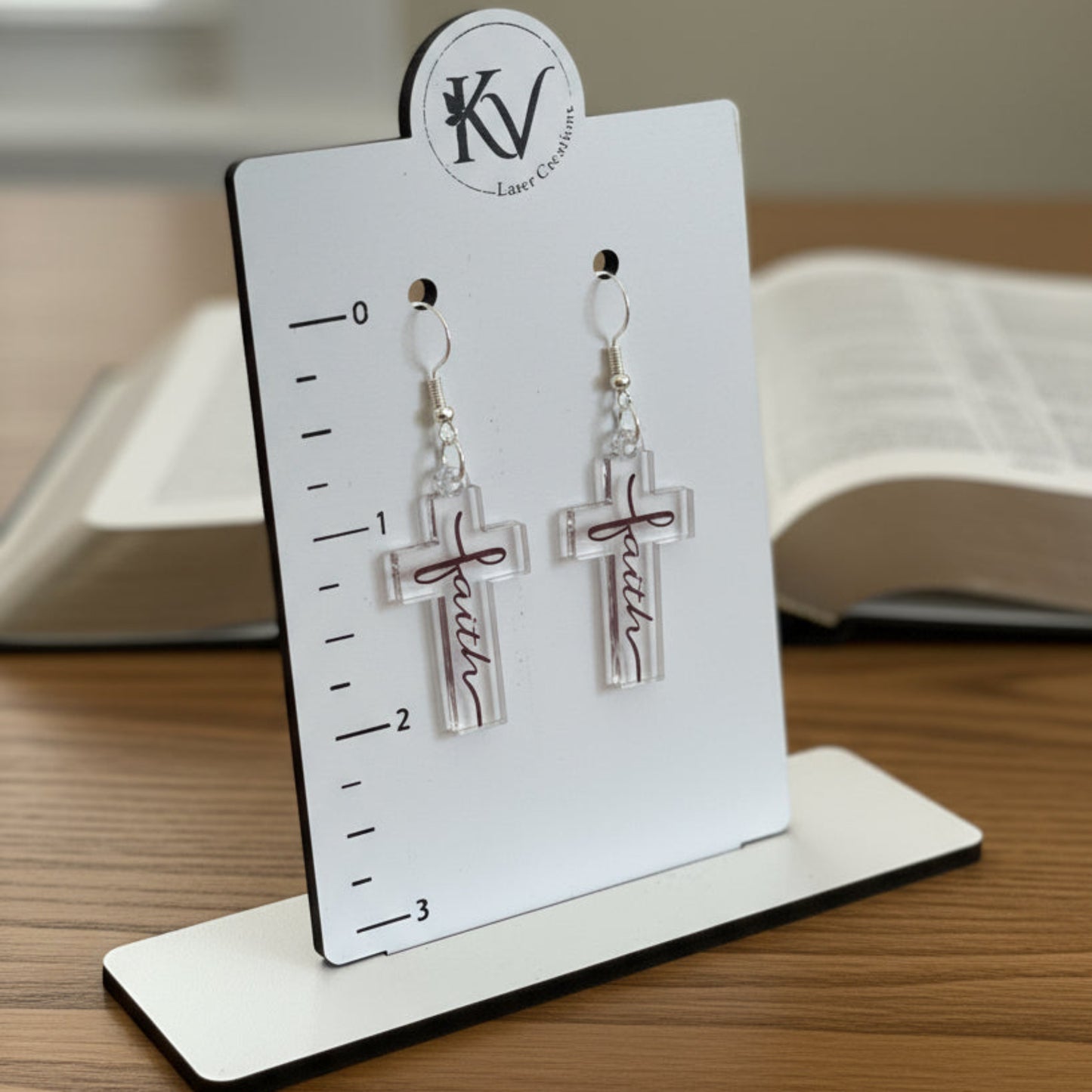 Faith Cross Earrings