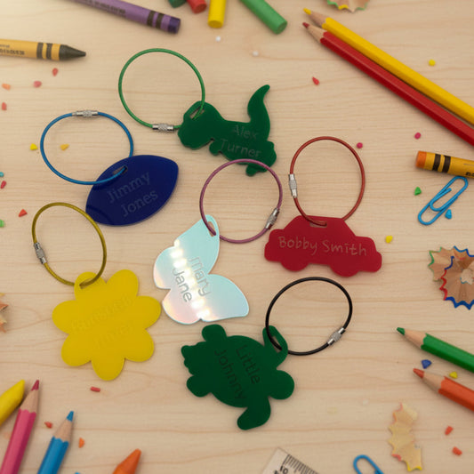 Kids Bag Tags - Acrylic