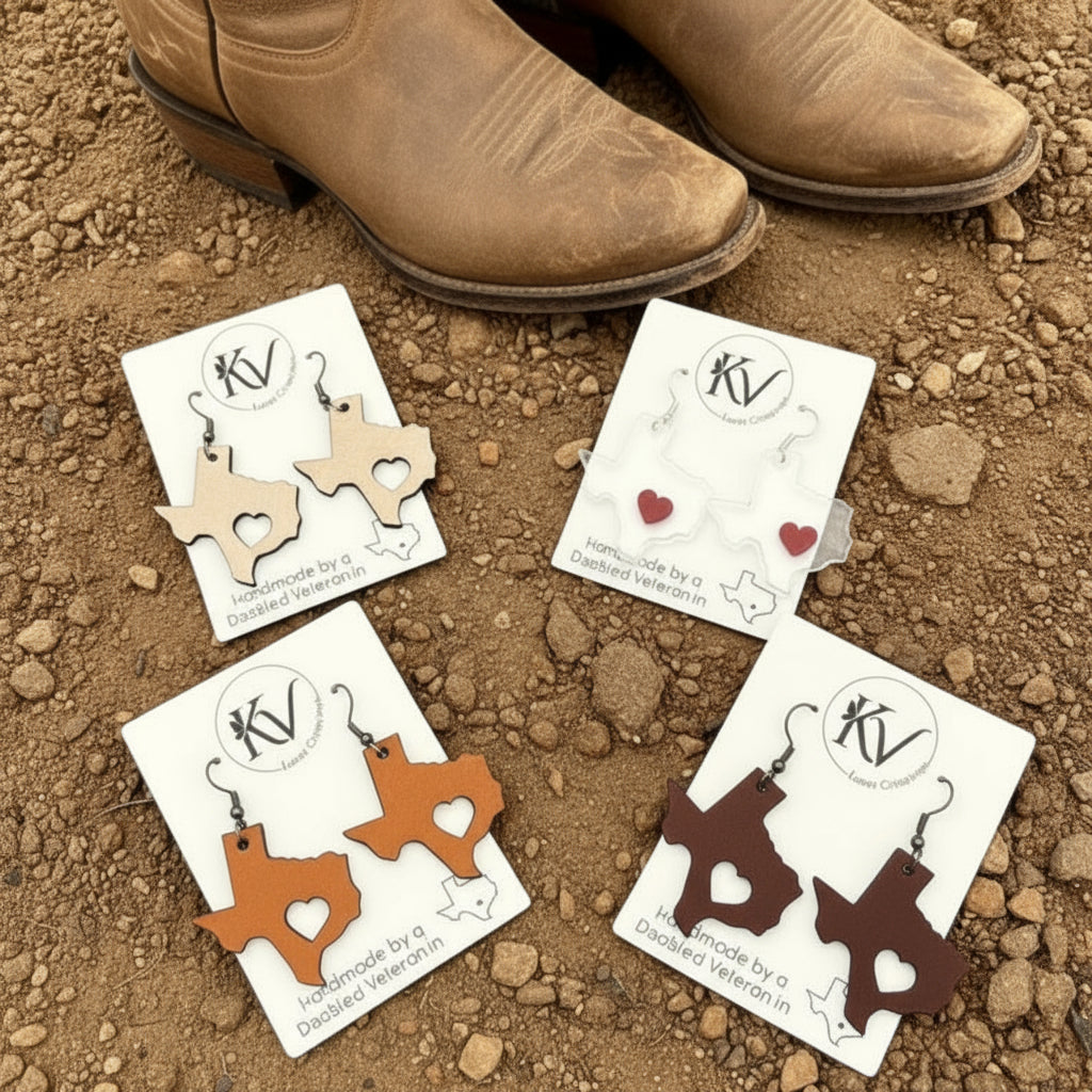 Heart of Texas Earrings