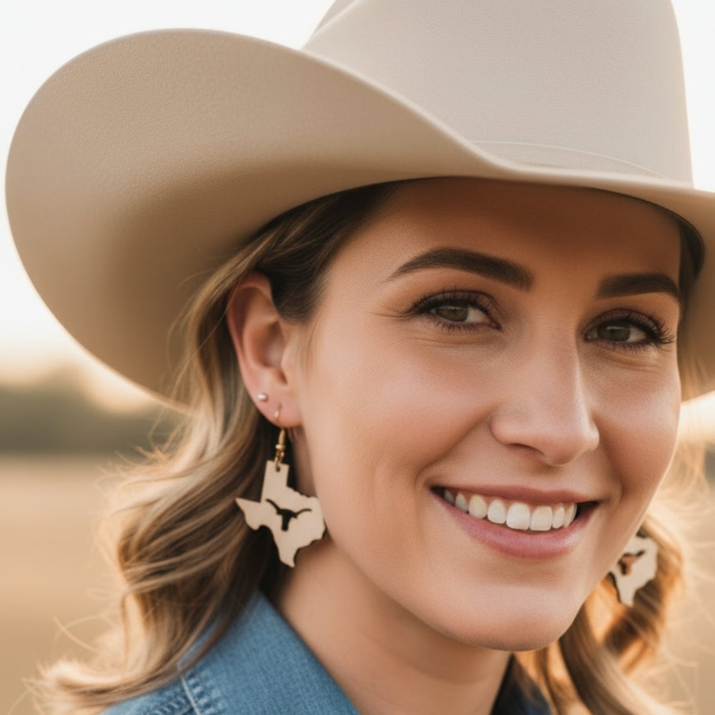 Texas Longhorn Earrings