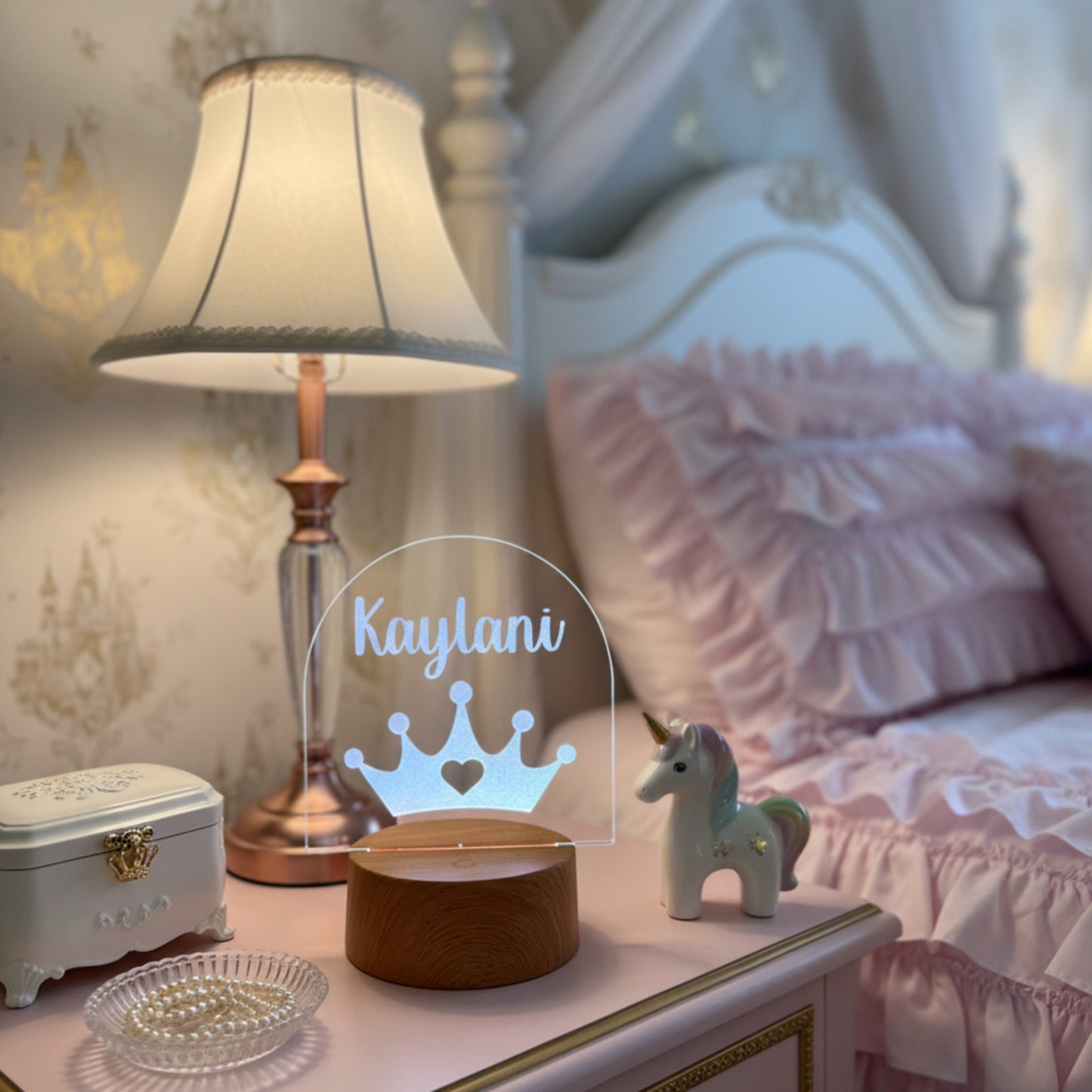 Personalized Night Lights - 5 Design Options with Remote and Variety of Settings