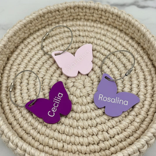 Butterfly Name Tags - Acrylic