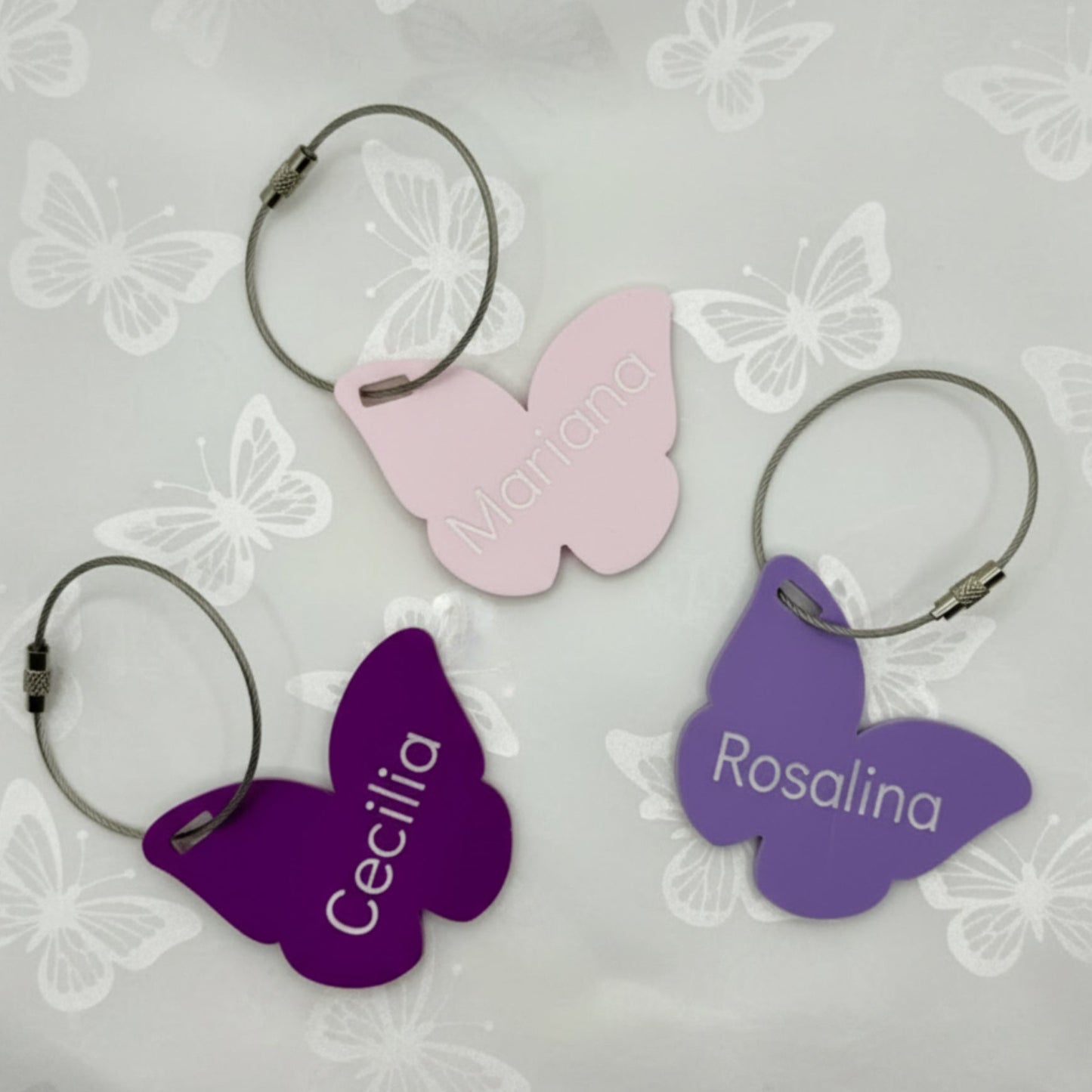 Butterfly Name Tags - Acrylic
