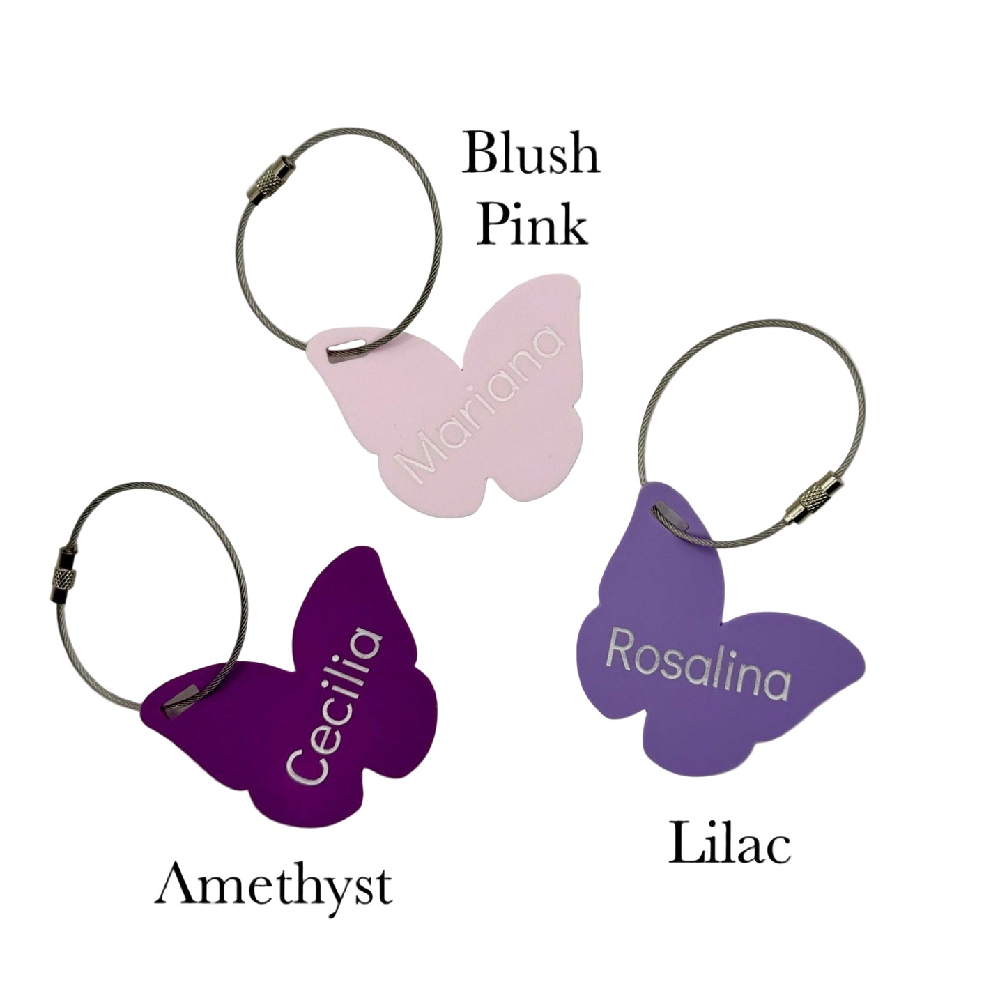 Butterfly Name Tags - Acrylic