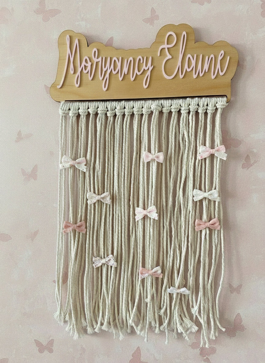 Hair Bow Organizer - Personalized