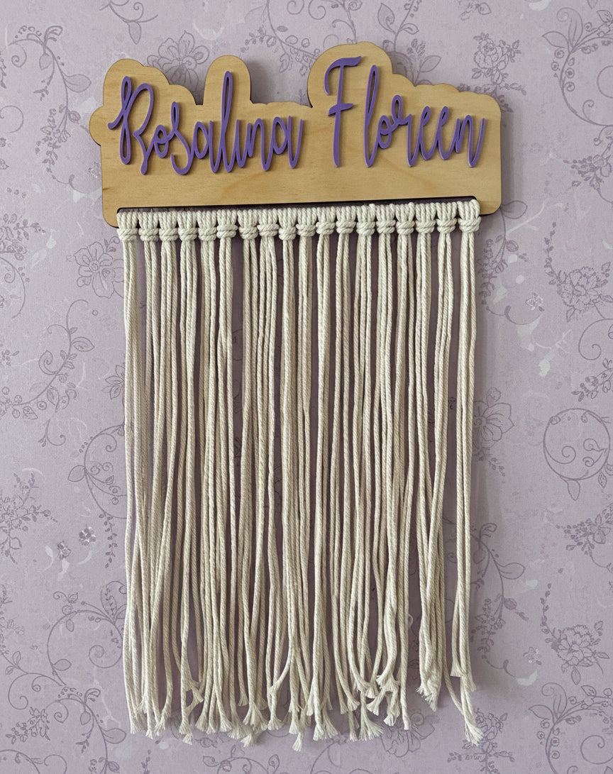 Hair Bow Organizer - Personalized