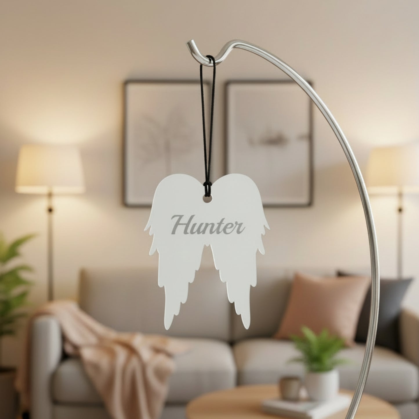 Personalized Angel Wing Ornament