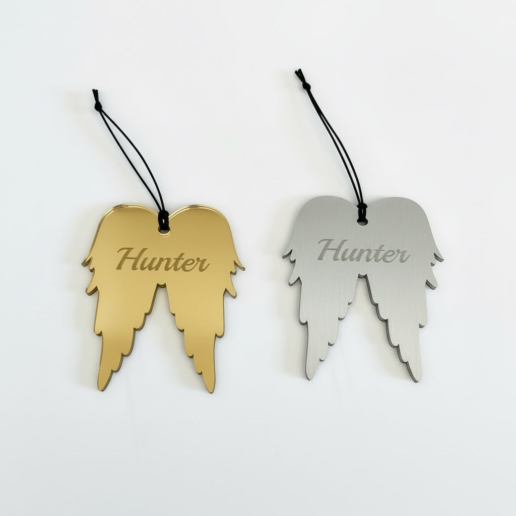 Personalized Angel Wing Ornament
