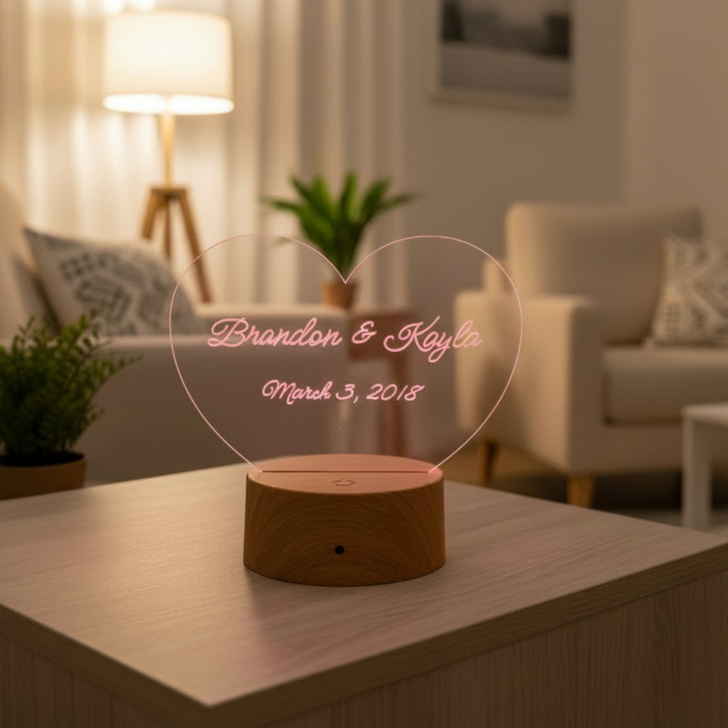 Custom Couples Light Up Sign