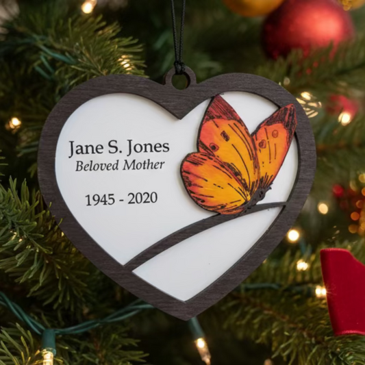 Butterfly Memorial Ornament