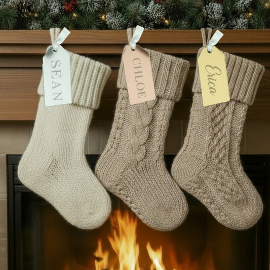 Stocking Name Tags - Acrylic